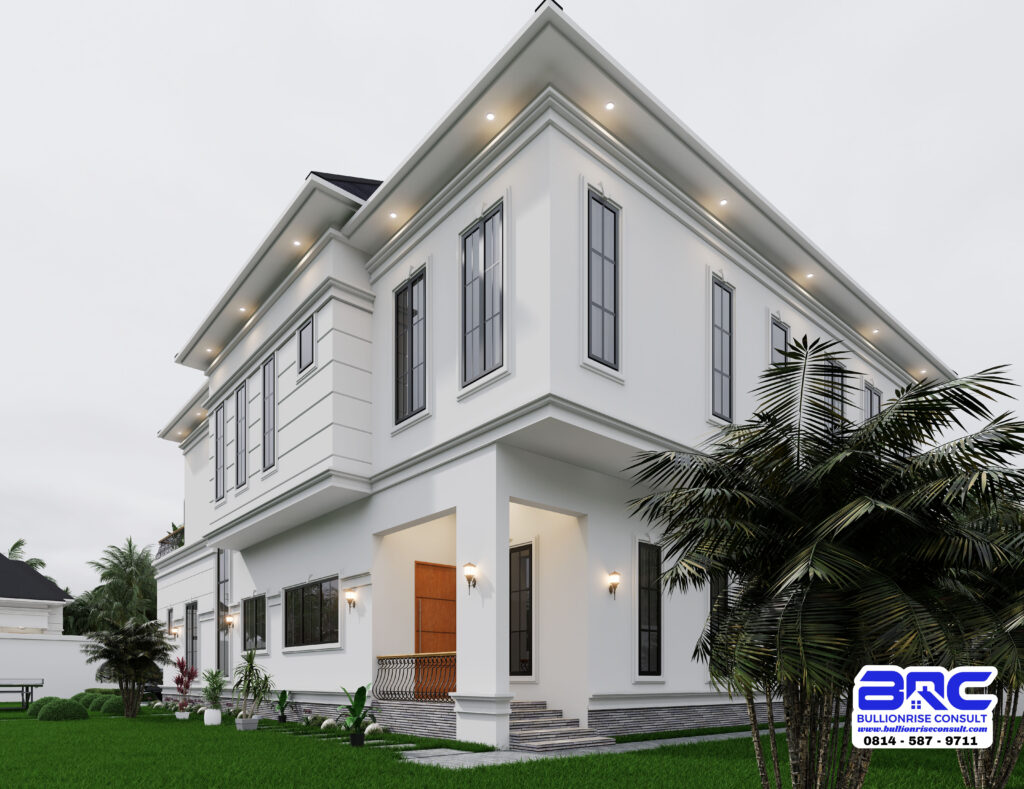4 Bedroom Duplex House Plan with a BQ -Bullionrise Consult -4
