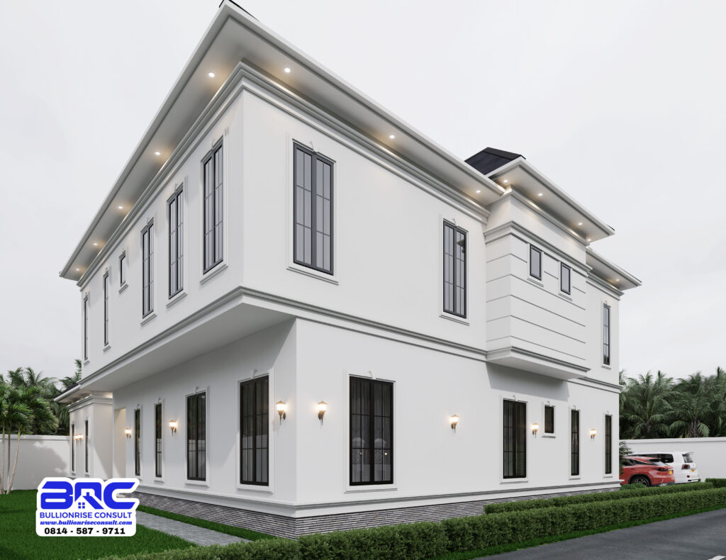 4 Bedroom Duplex House Plan with a BQ -Bullionrise Consult -9