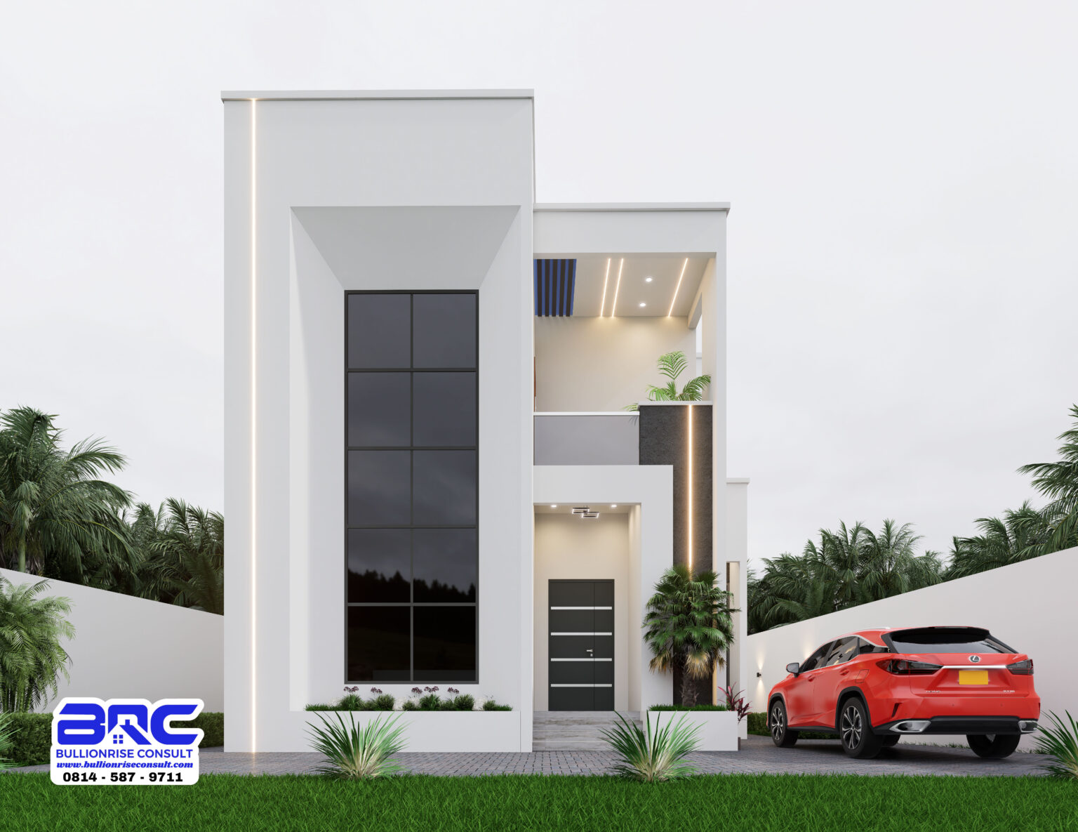 Gallery Detail: 4 Bedroom Modern Duplex With Hidden Roof