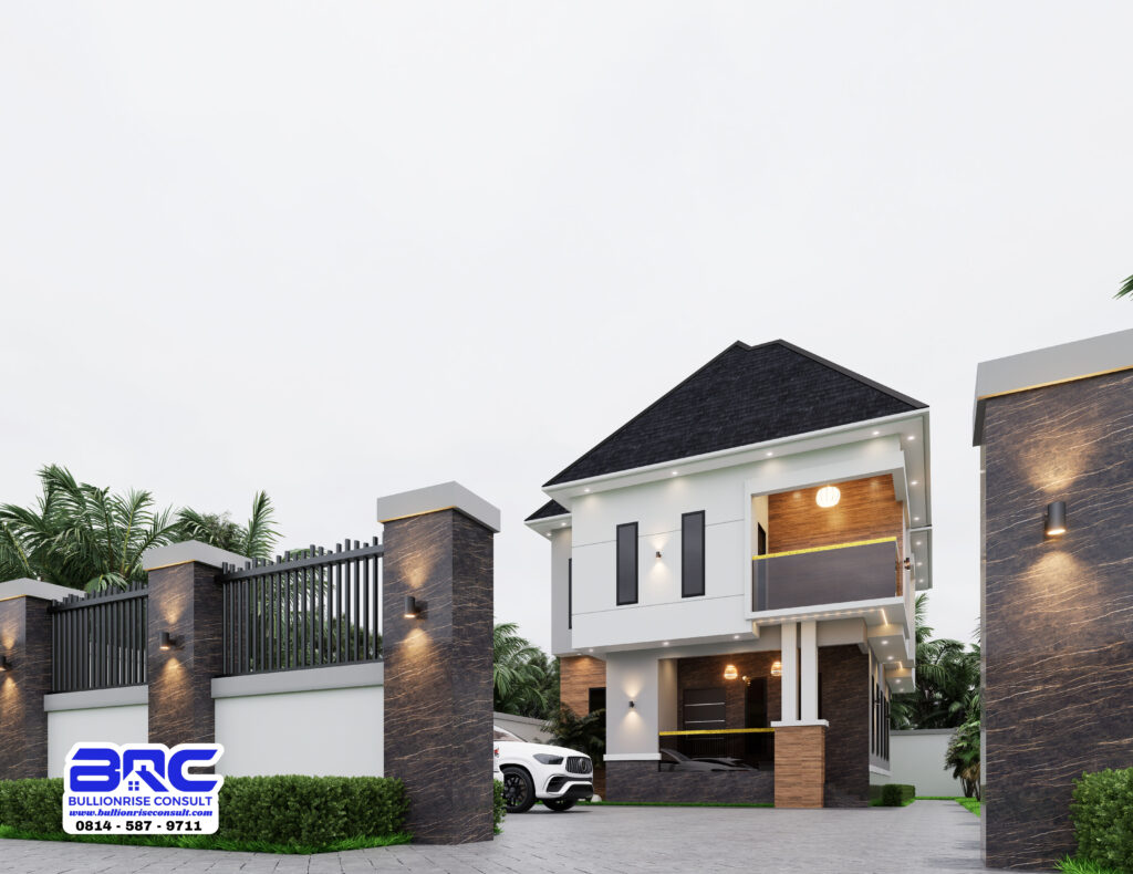 4 bedroom new duplex designs in Nigeria-BullionRise Consult