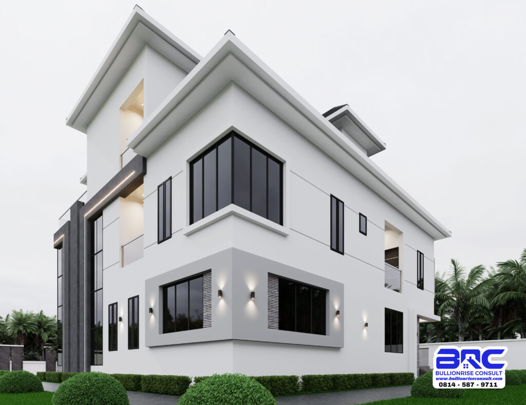 5 Bedroom Duplex Design with a Pent Floor-Bullionrise Consult-11
