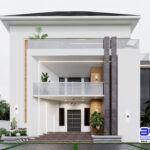 5 Bedroom Duplex Design with a Pent Floor | Casa Bianca Grande (PSN00151BA)
