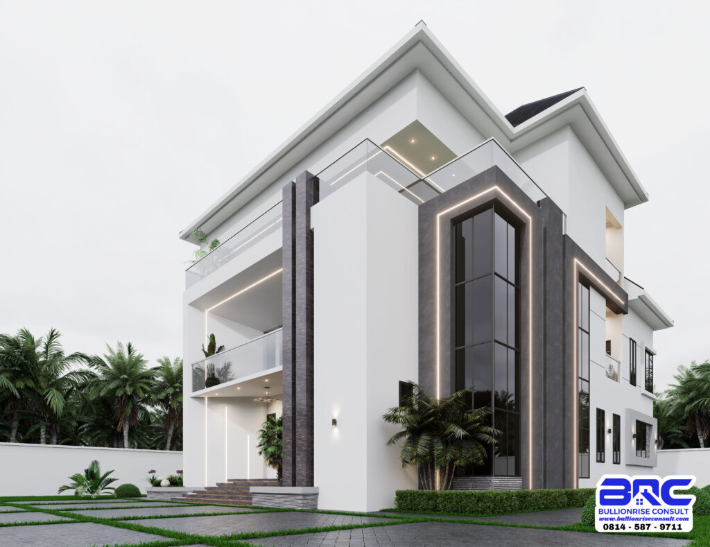 5 Bedroom Duplex Design with a Pent Floor-Bullionrise Consult-4