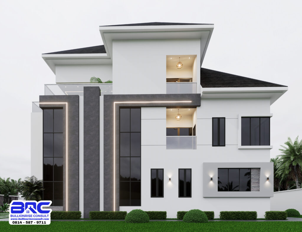 5 Bedroom Duplex Design with a Pent Floor-Bullionrise Consult-9