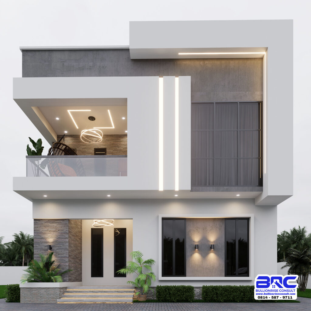 5 Bedroom Duplex Designs in Nigeria -Bullionrise Consult -1