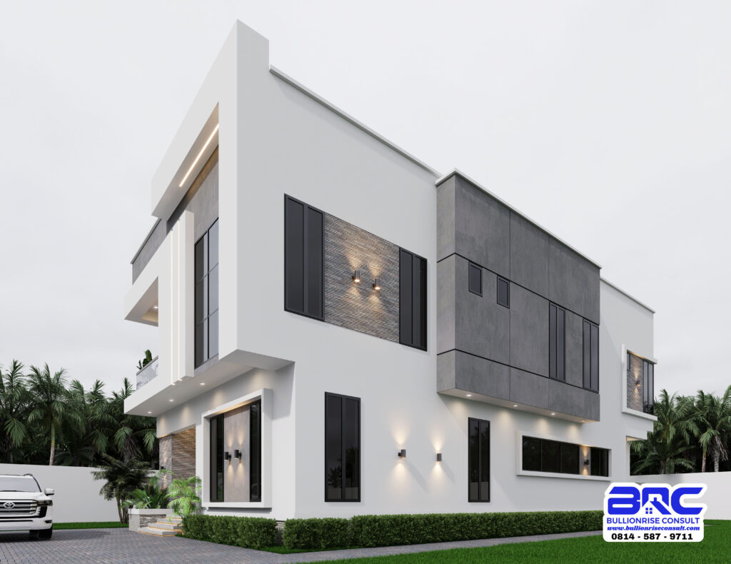 5 Bedroom Duplex Designs in Nigeria -Bullionrise Consult -3