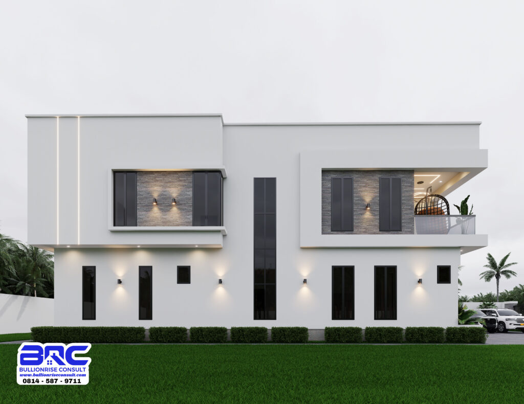 5 Bedroom Duplex Designs in Nigeria -Bullionrise Consult -8