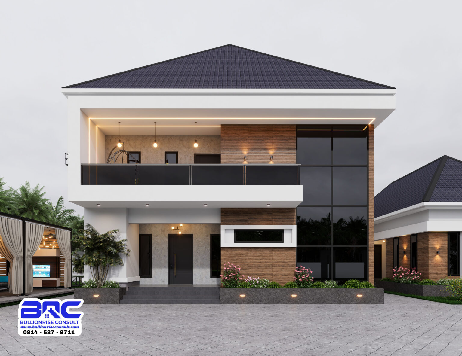 Curated visual reference: Visual Reference: 5 Bedroom Duplex With A Security House