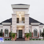 5 bedroom house design 3d with pent floor | Aura Moderna (PSN00138BA)