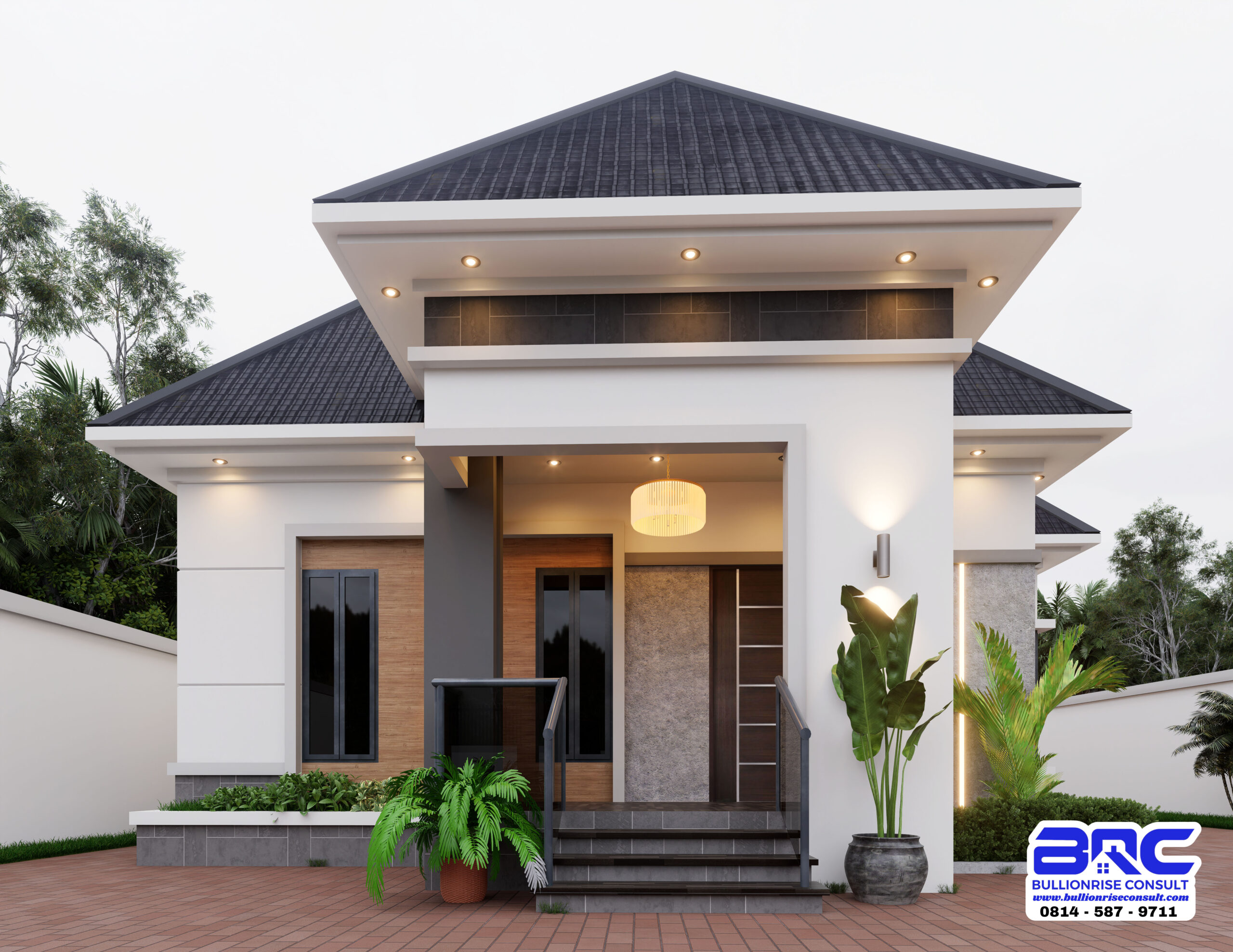 Best 3 bedroom bungalow designs-BULLIONRISE CONSULT-
