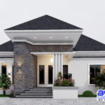 4 Bedroom Bungalow with a Hip Roof Design | Villa Armonia (PSN00155BA)