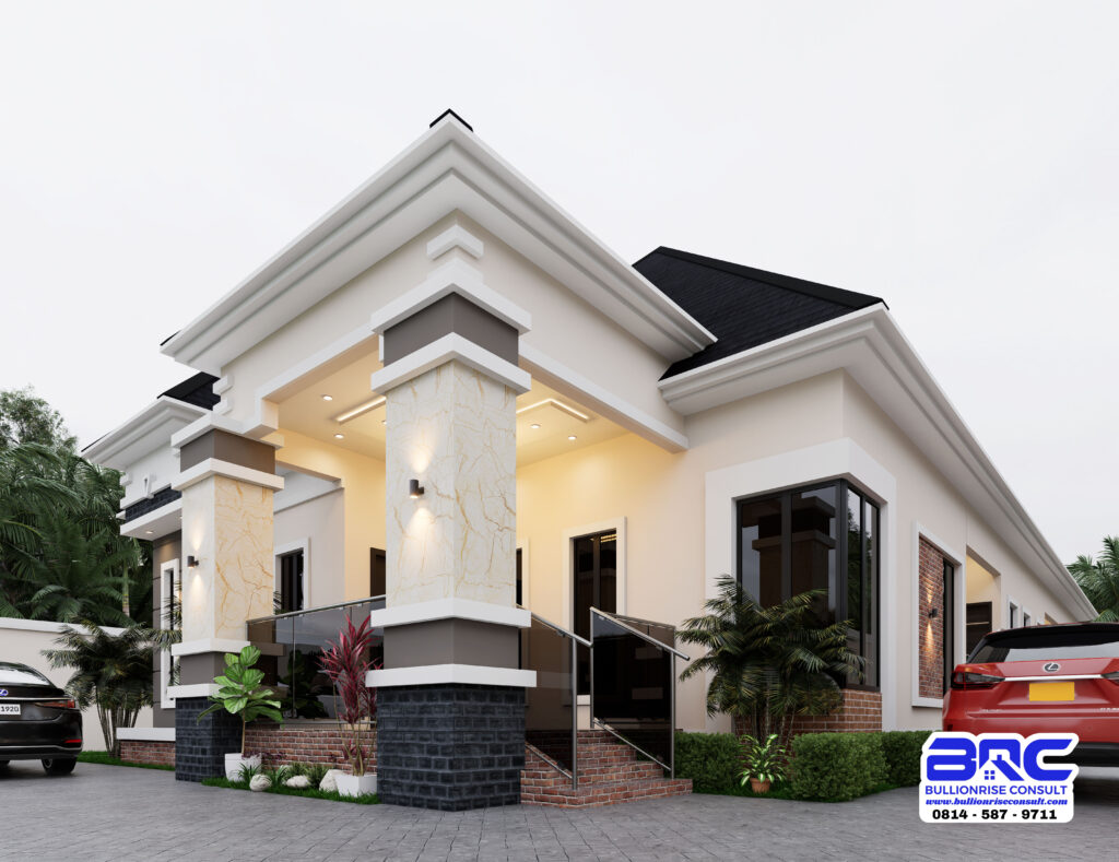 5 Bedroom Bungalow 3d Design Plans-Bullionrise Consult-2