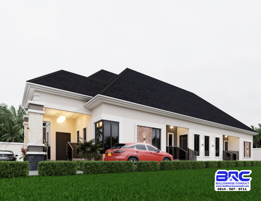 5 Bedroom Bungalow 3d Design Plans-Bullionrise Consult-4
