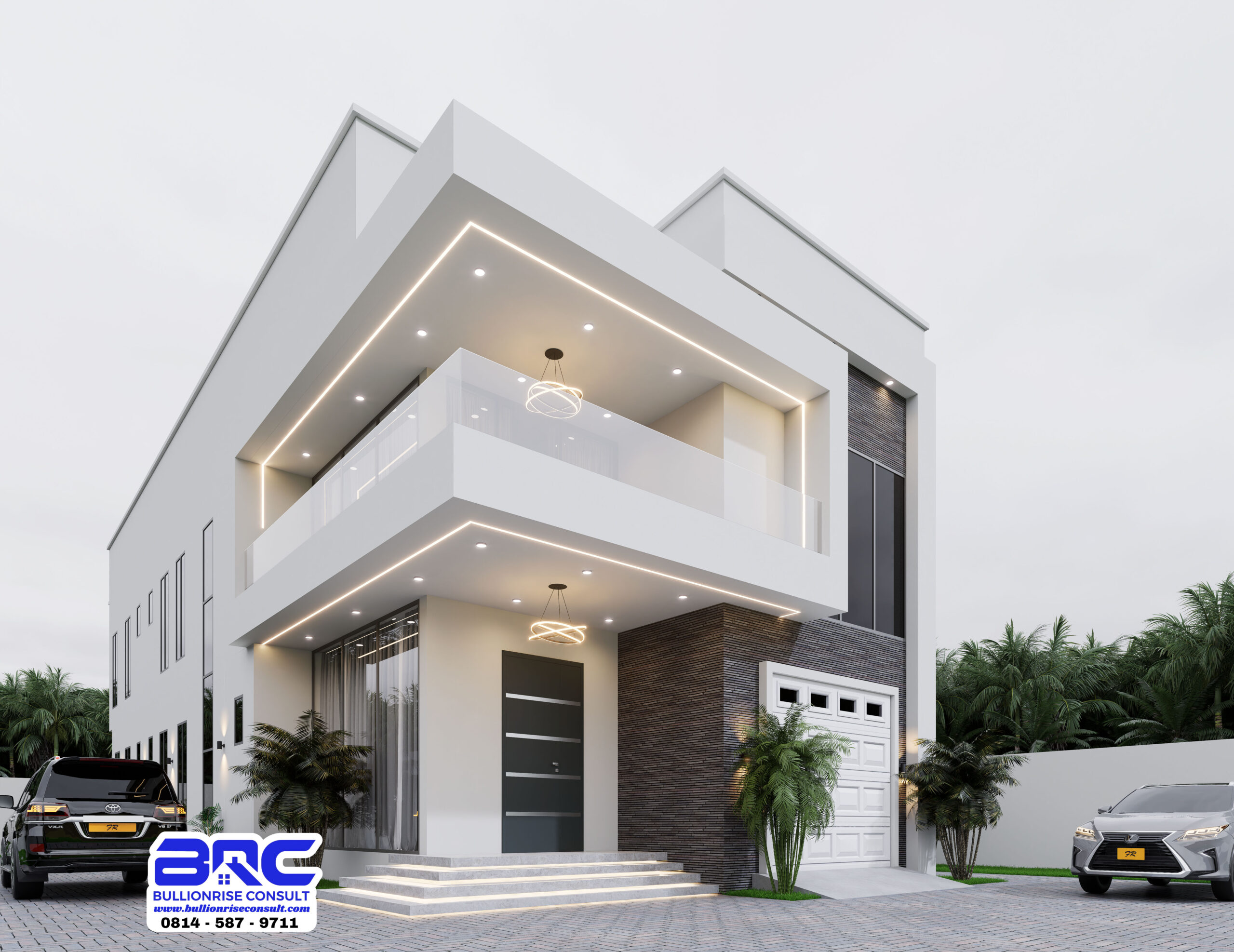 5 Bedroom Duplex House Plan with a Garage in Nigeria-Bullionrise Consult-