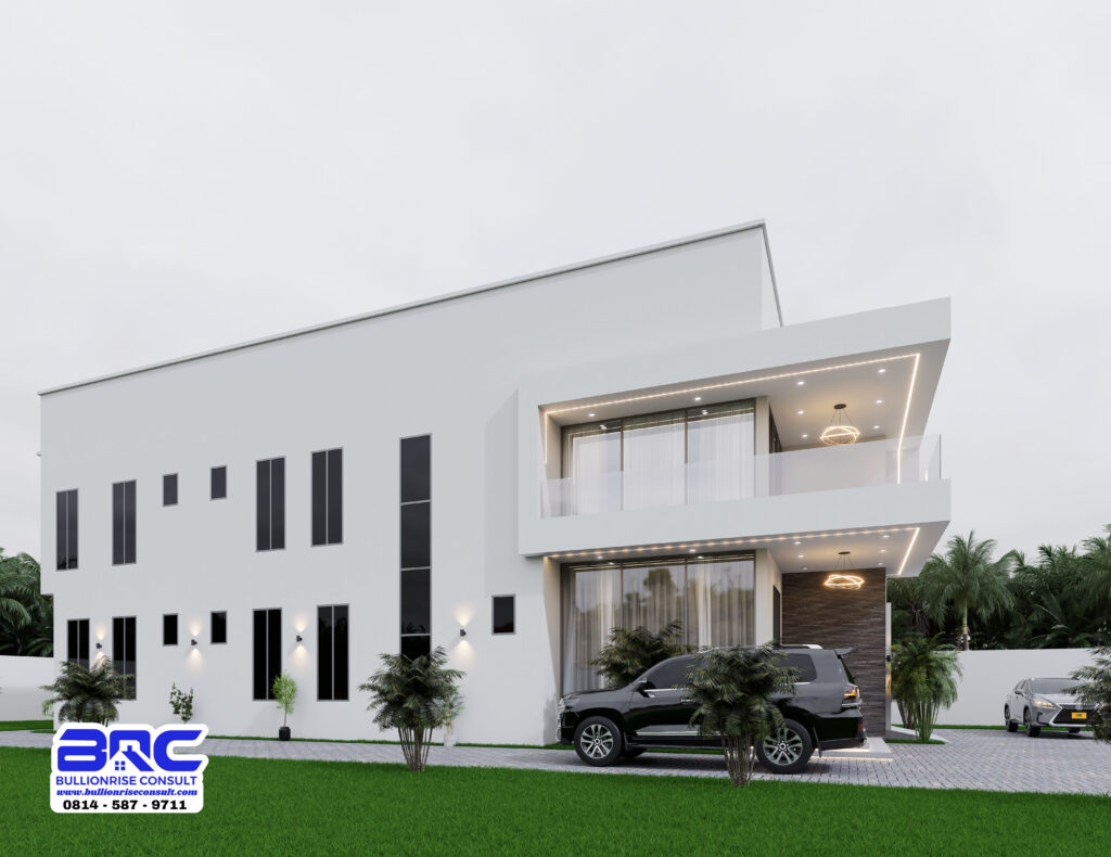 5 Bedroom Duplex House Plan with a Garage in Nigeria-Bullionrise Consult-1