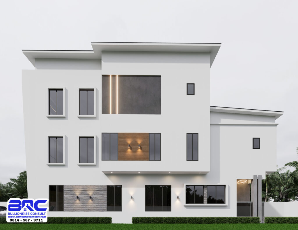 5 Bedroom Duplex House Plan with a Pent Floor-Bullionrise Consult-7