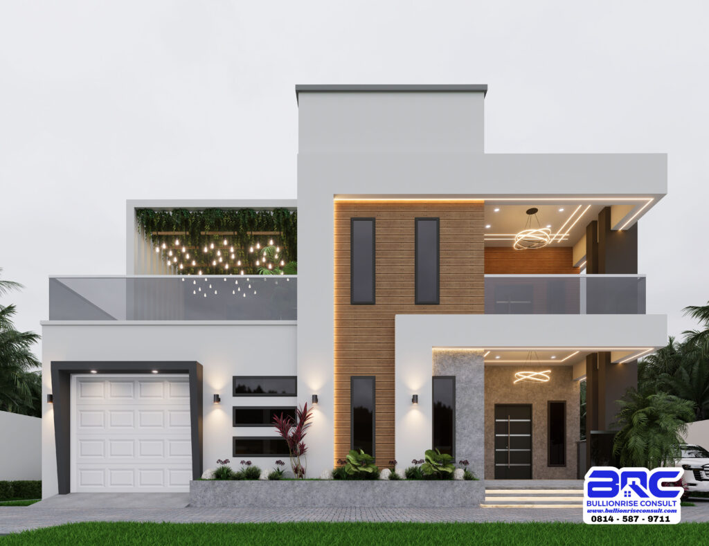 6 Bedroom Duplex House Plan with a Garage-Bullionrise Consult-