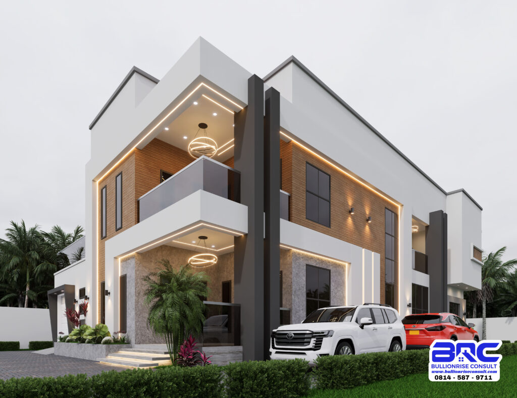 6 Bedroom Duplex House Plan with a Garage-Bullionrise Consult-2