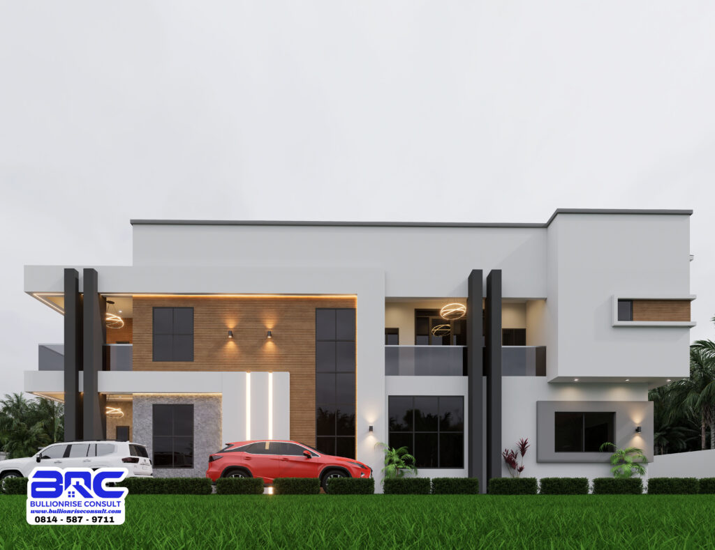 6 Bedroom Duplex House Plan with a Garage-Bullionrise Consult-4