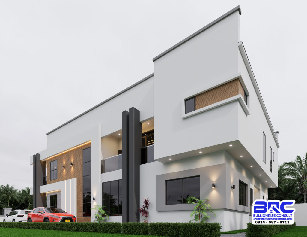 6 Bedroom Duplex House Plan with a Garage-Bullionrise Consult-5