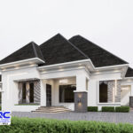 Standard 6 Bedroom Semi-Detached Bungalow house plan | Zenith Nest (PSN00207BA