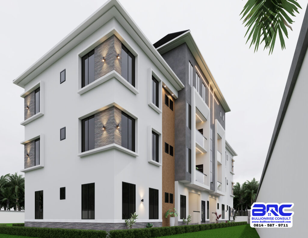 Complex Apartment and Duplex house plan with a Pent Floor-Bullionrise Consult-12