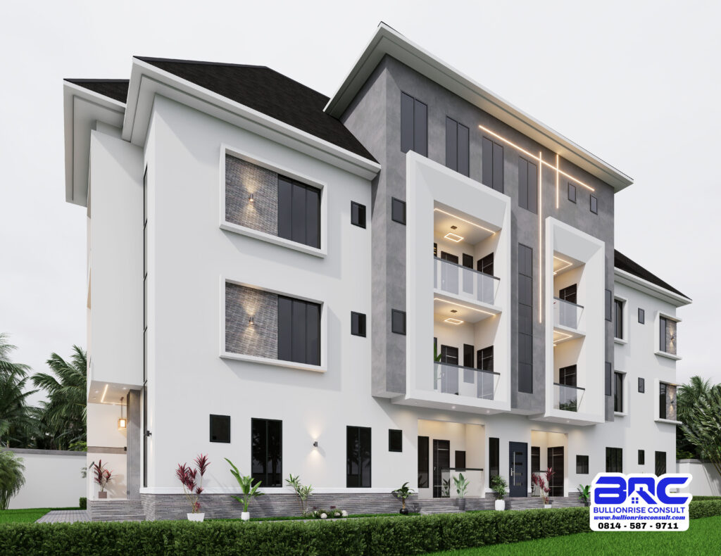Complex Apartment and Semi-Detached Duplex House Plan-Bullionrise Consult-14