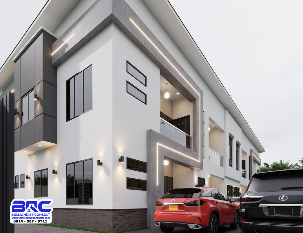 One Bedroom Apartment Storey Building House Plan-Bullionrise Consult-1