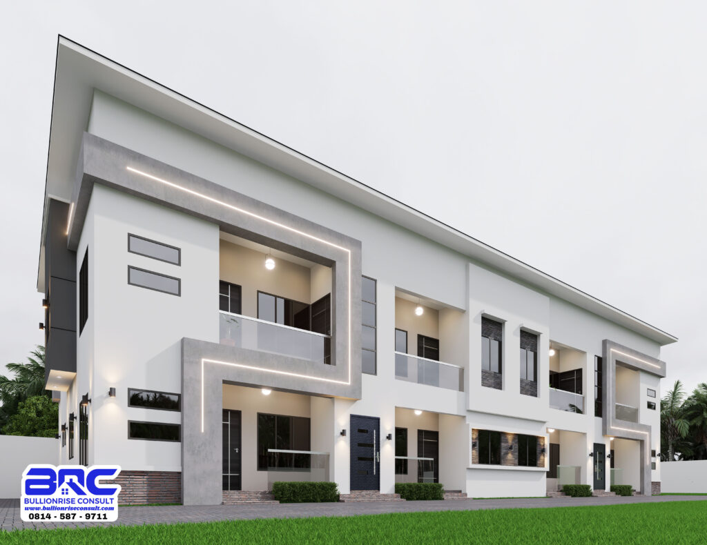 One Bedroom Apartment Storey Building House Plan-Bullionrise Consult-6