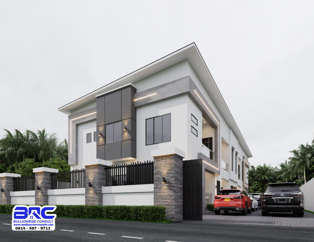 One Bedroom Apartment Storey Building House Plan-Bullionrise Consult-7