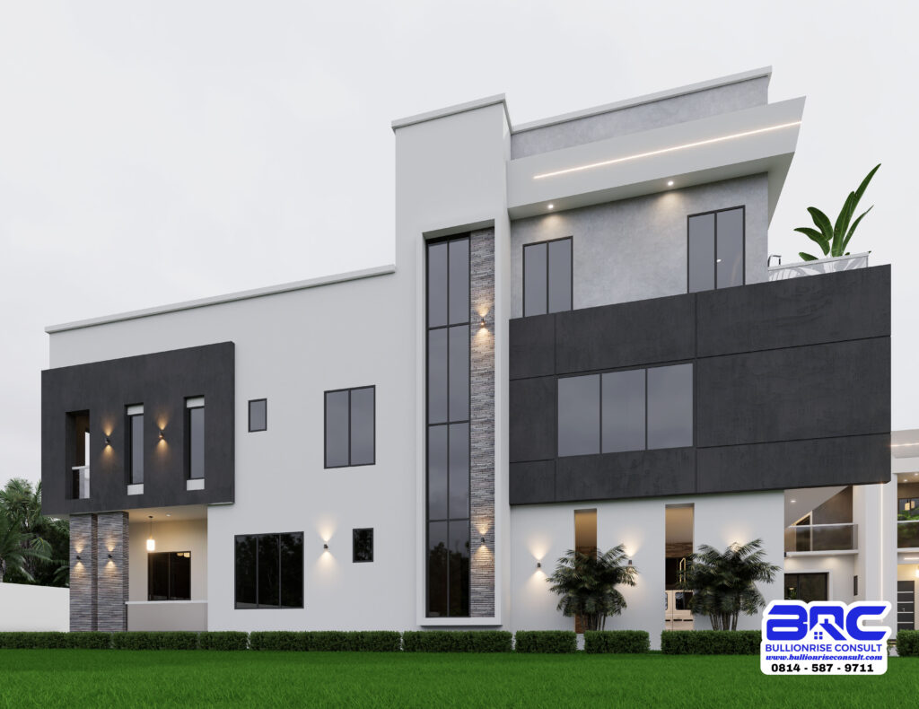 5 Bedroom Duplex Design with Garage and Swimming Pool-Bullionrise Consult-5