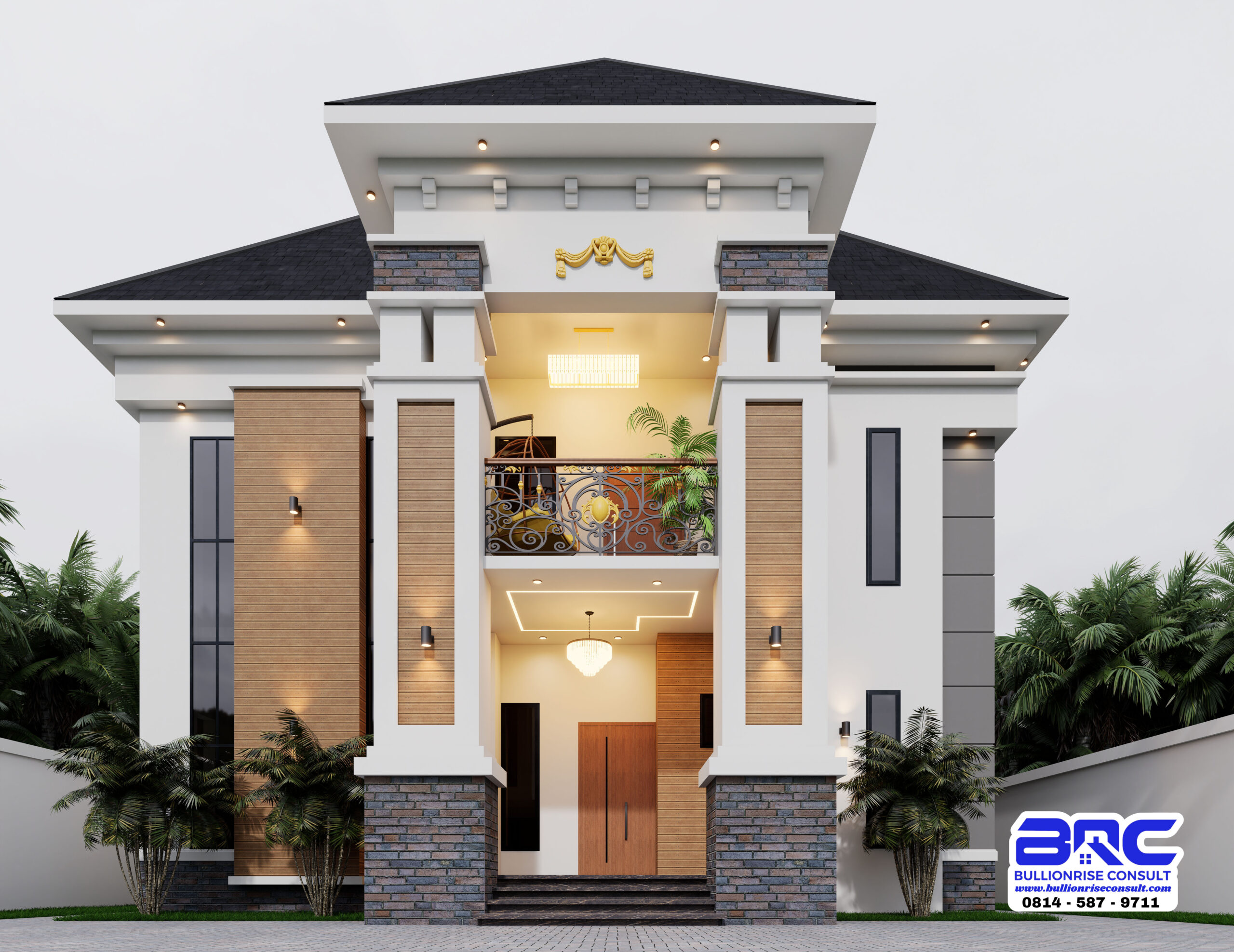 7 Bedroom New Duplex Design Plan in Nigeria