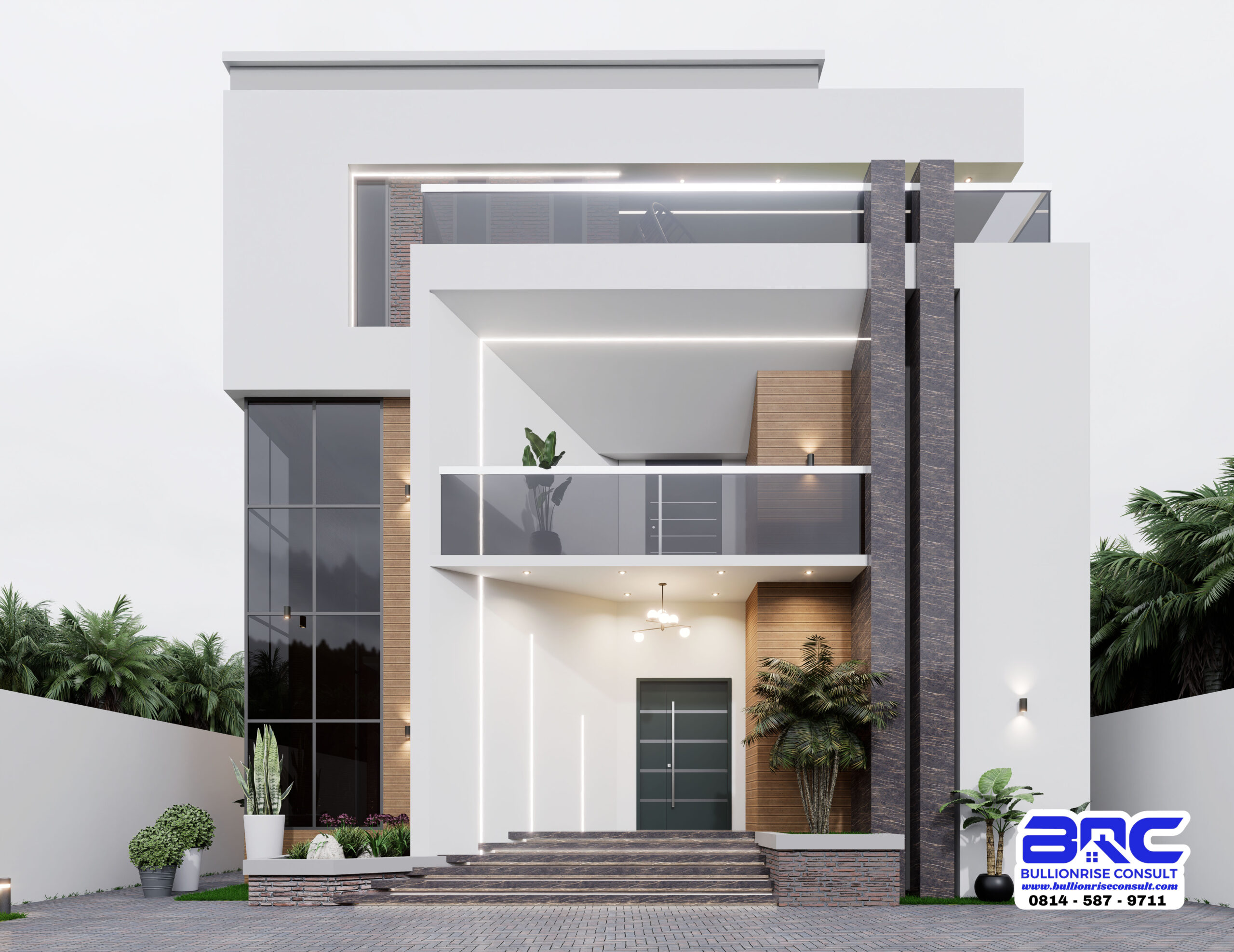5 bedroom modern duplex house design in Nigeria Nuru Haven 5
