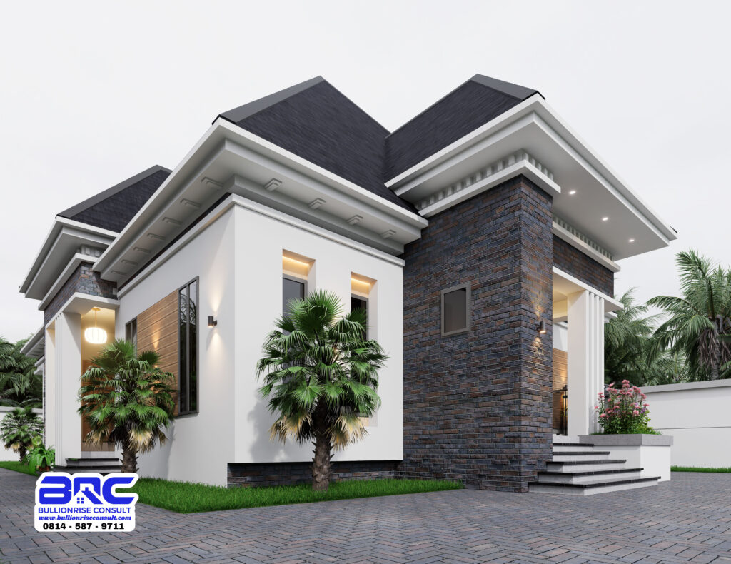 Standard 3 Bedroom Bungalow Plan _bullionrise consult_1