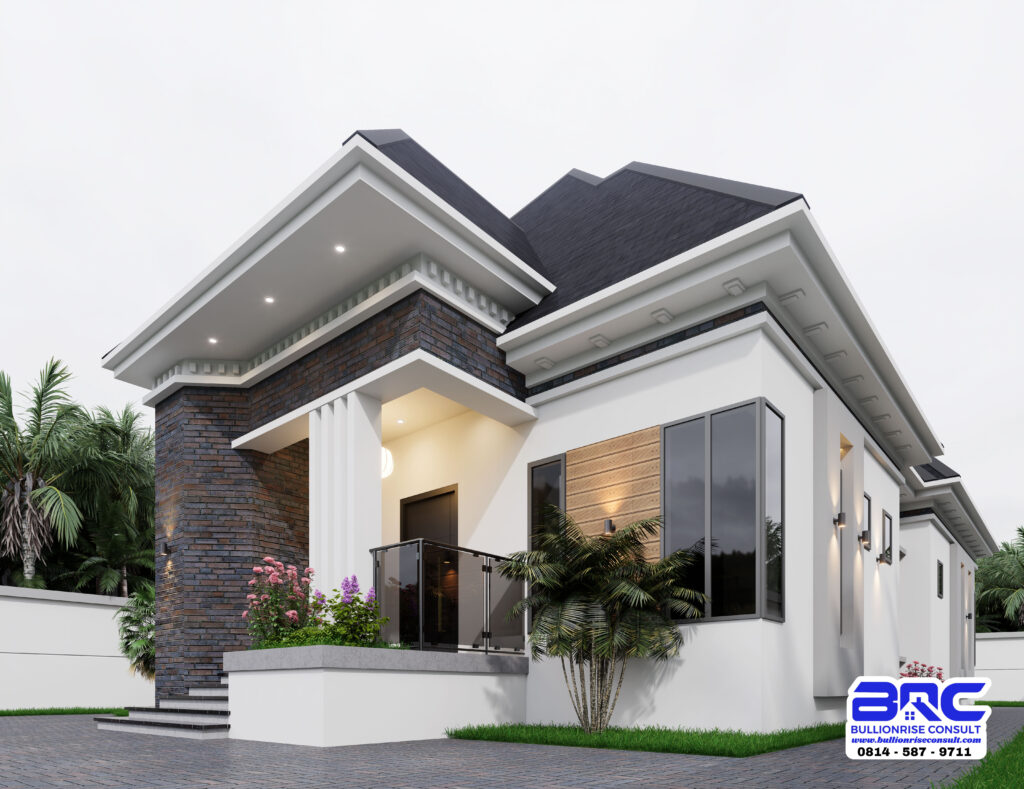 Standard 3 Bedroom Bungalow Plan _bullionrise consult_3