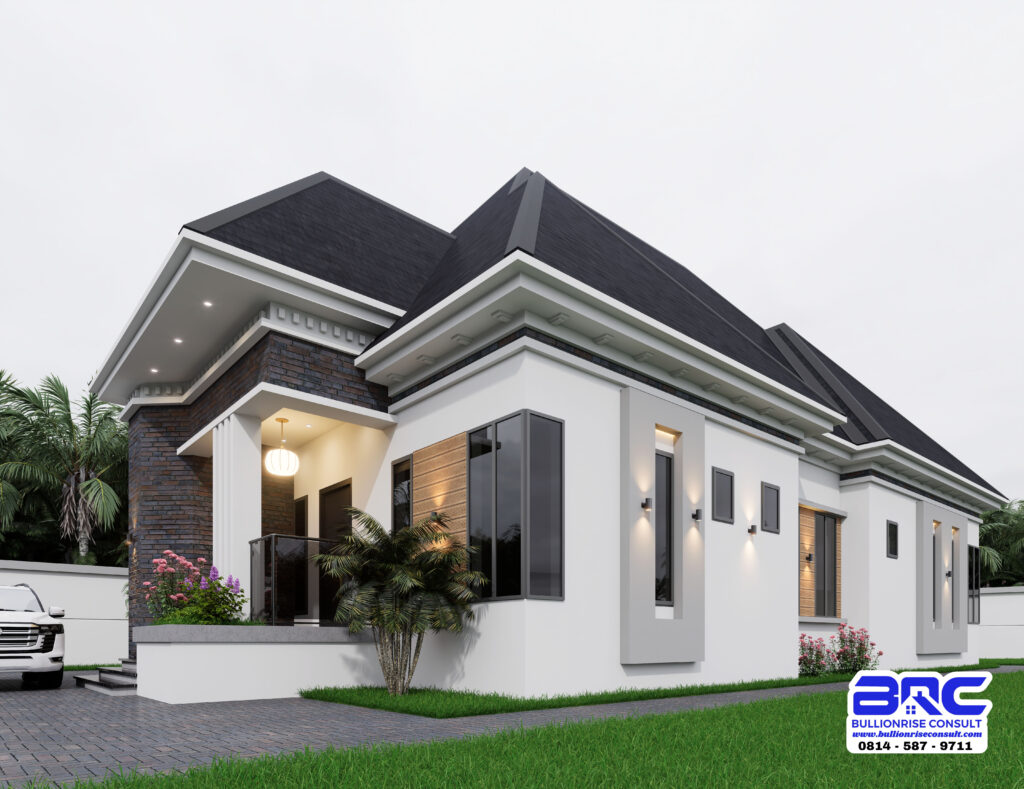 Standard 3 Bedroom Bungalow Plan _bullionrise consult_5