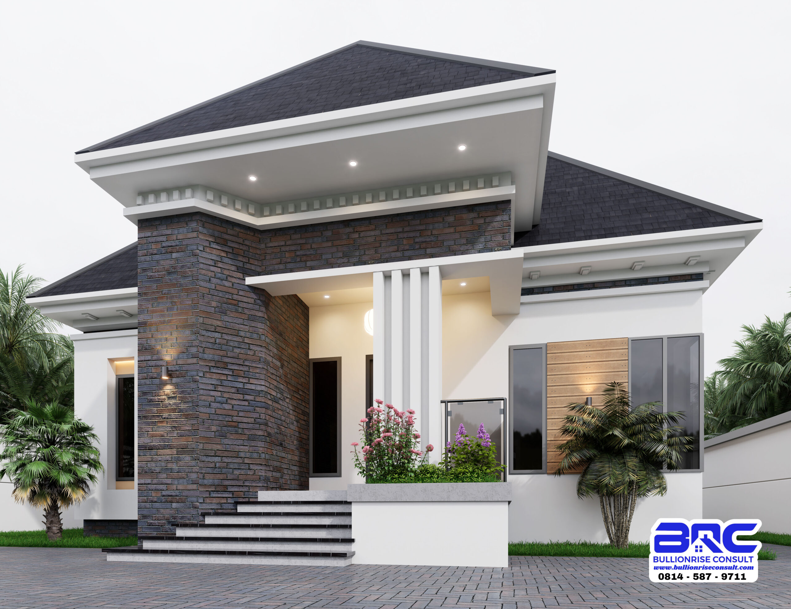 Standard 3 Bedroom Bungalow Plan _bullionrise consult_6