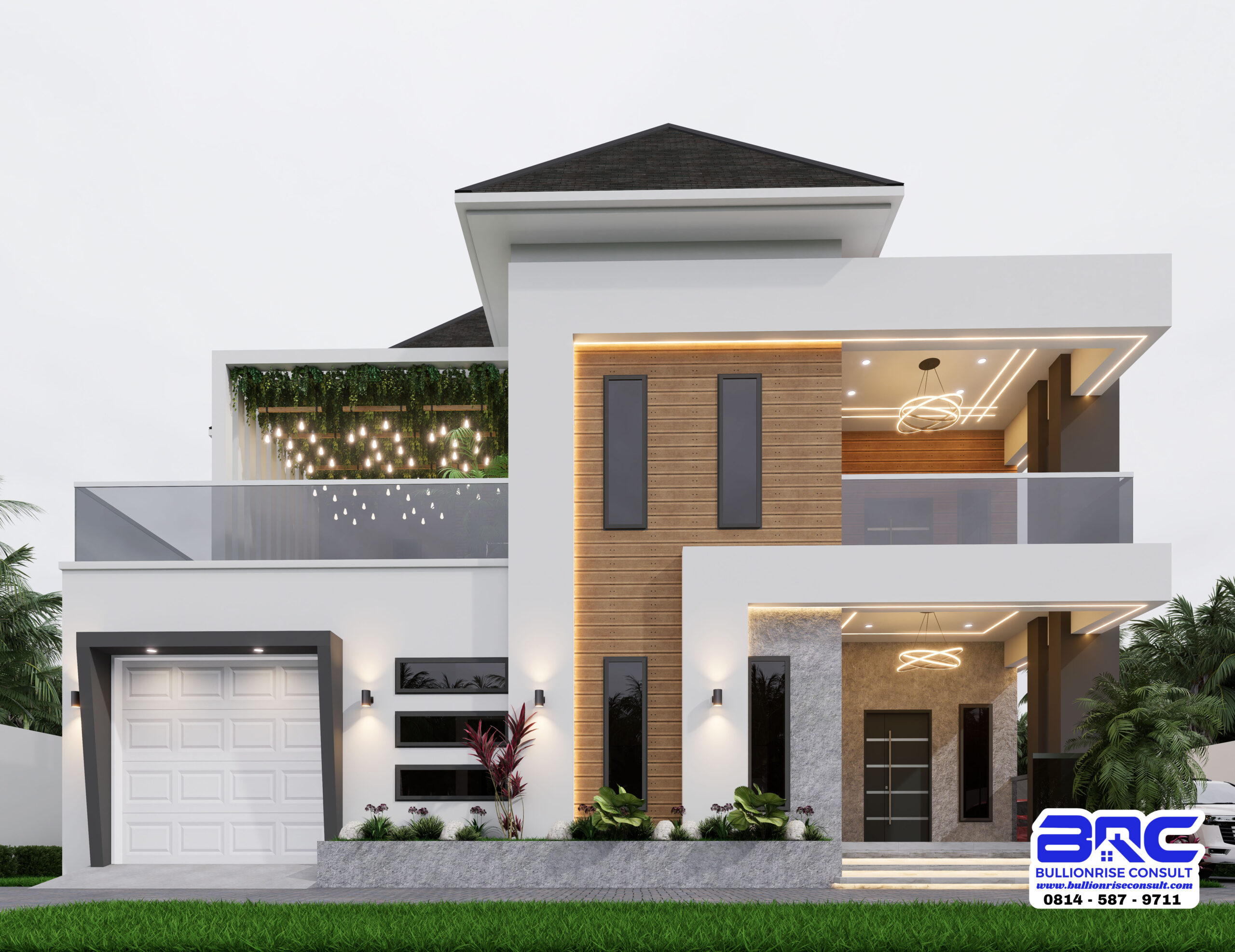 6 Bedroom Duplex House Plan with a Garage | Eden Heim