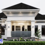 5 bedroom bungalow architectural design | Ivory Mirage (PSN00226BA)