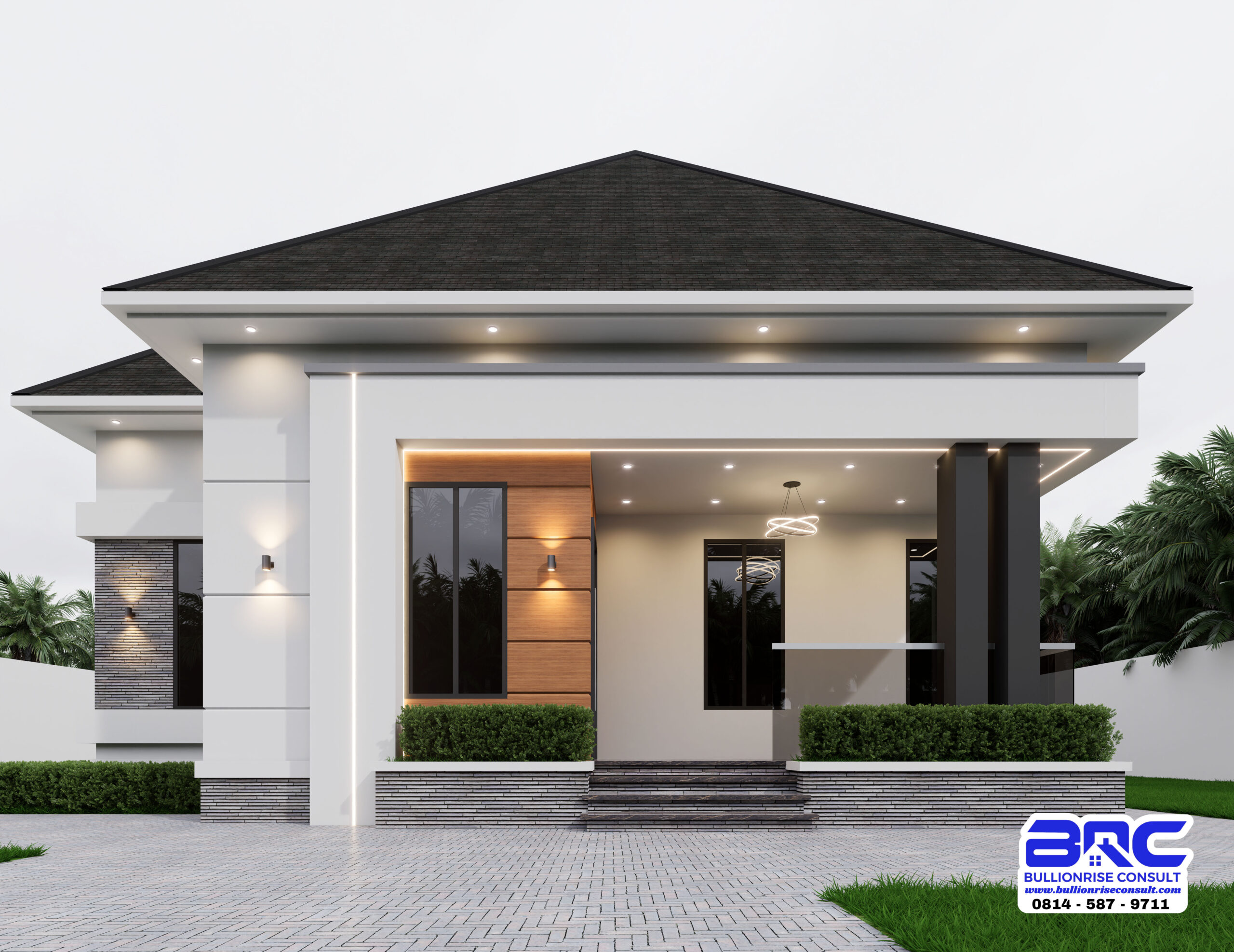 Simple 3 Bedroom Bungalow Design | Virona Bliss (PSN00230BA)