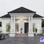 3 Bedroom Bungalow House Plan in Nigeria | Crystal Villa (PSN00263BA)