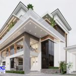 Modern 10 Bedroom Luxury Duplex House Design | Azure Palace (PSN00215BA)