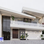 Contemporary 4 Bedroom Duplex House Design with garage |Noble Horizon (PSN00243BA)