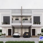 Modern Twin Duplex House Design |Twin Grandeur (PSN00289BA)