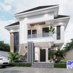 Exclusive 4 Bedroom Duplex House Design| Cystal Villa (PSN00301BA)